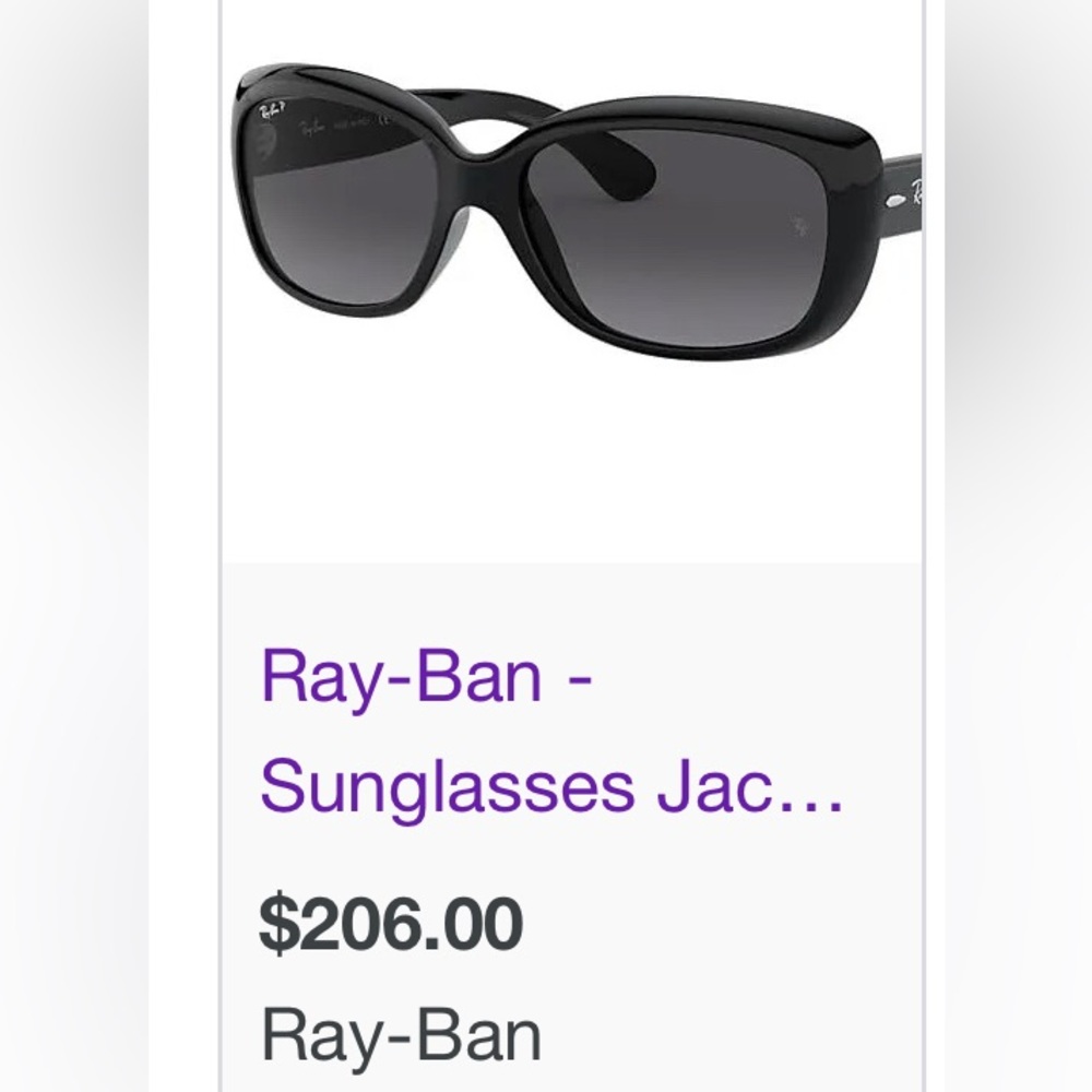 Ray Ban Jackie Ohh Sunglasses